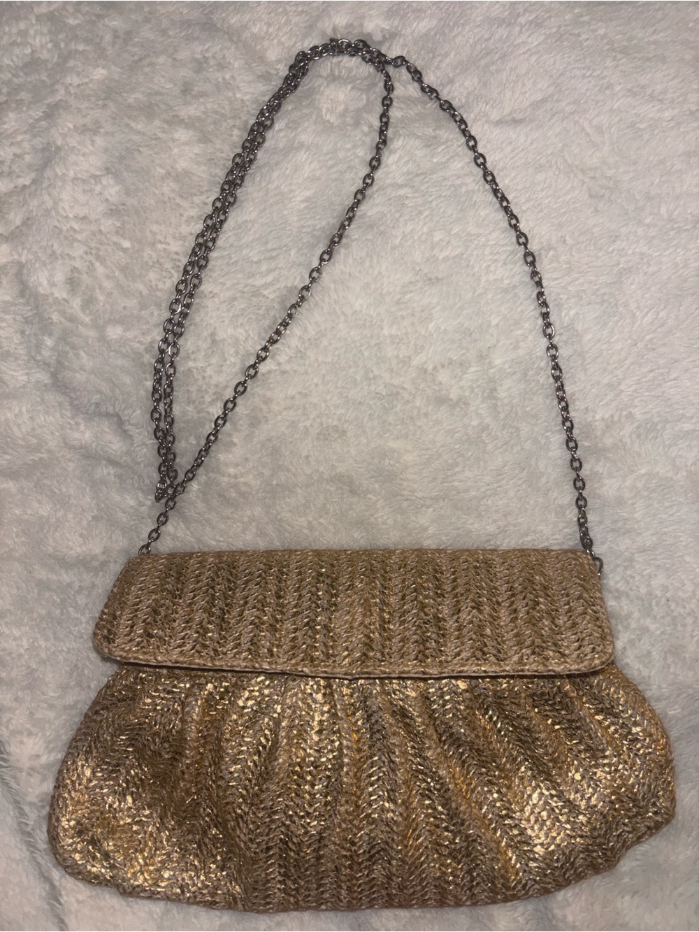 Gold Crossbody bag